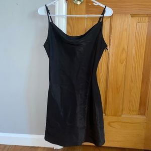 Forever 21 Black Cowl Neck Dress